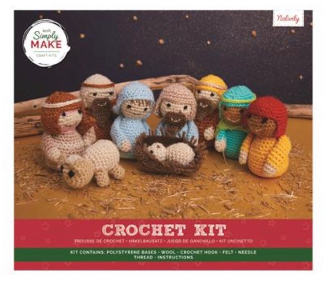 Nativity Christmas Crochet Kit.christmas. Great Gift. Adult Etsy