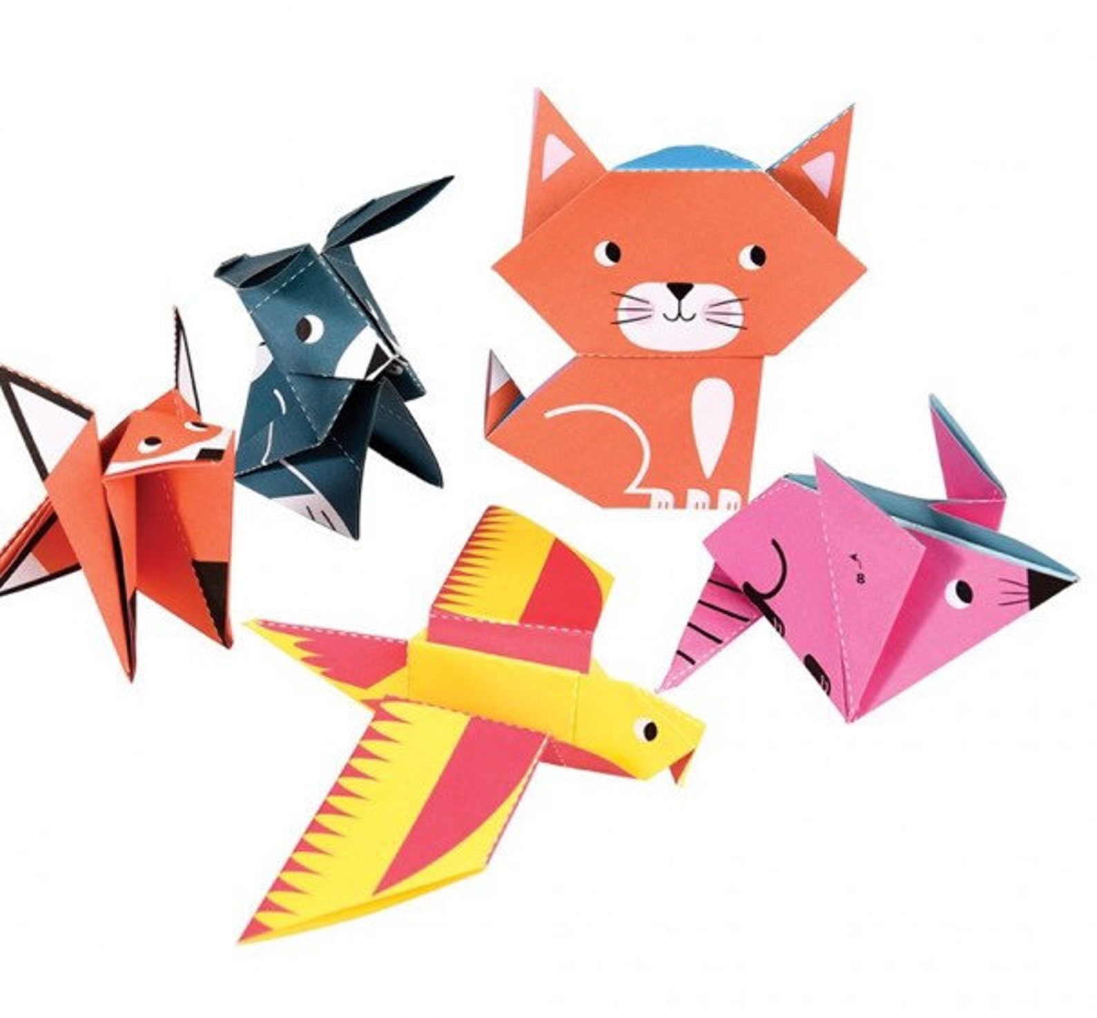 Origami Animals Kit. Kids Crafts. Craft Kit. Paper Crafts. Etsy UK