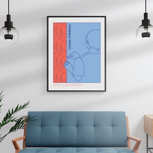 Mac Demarco Poster | Raum der Reflexion Poster | Musik Poster, Buntes Poster, Minimalistisches Poster, Funky Poster, Eklektisches Wohndekor