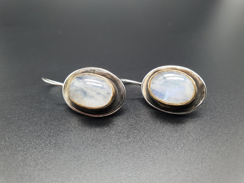 Gift for Mom Bridal Earrings Christmas Gift Ideas Rose Quartz Earrings Silver Gemstone Earrings Oval Earrings Elegant Wedding Earrings