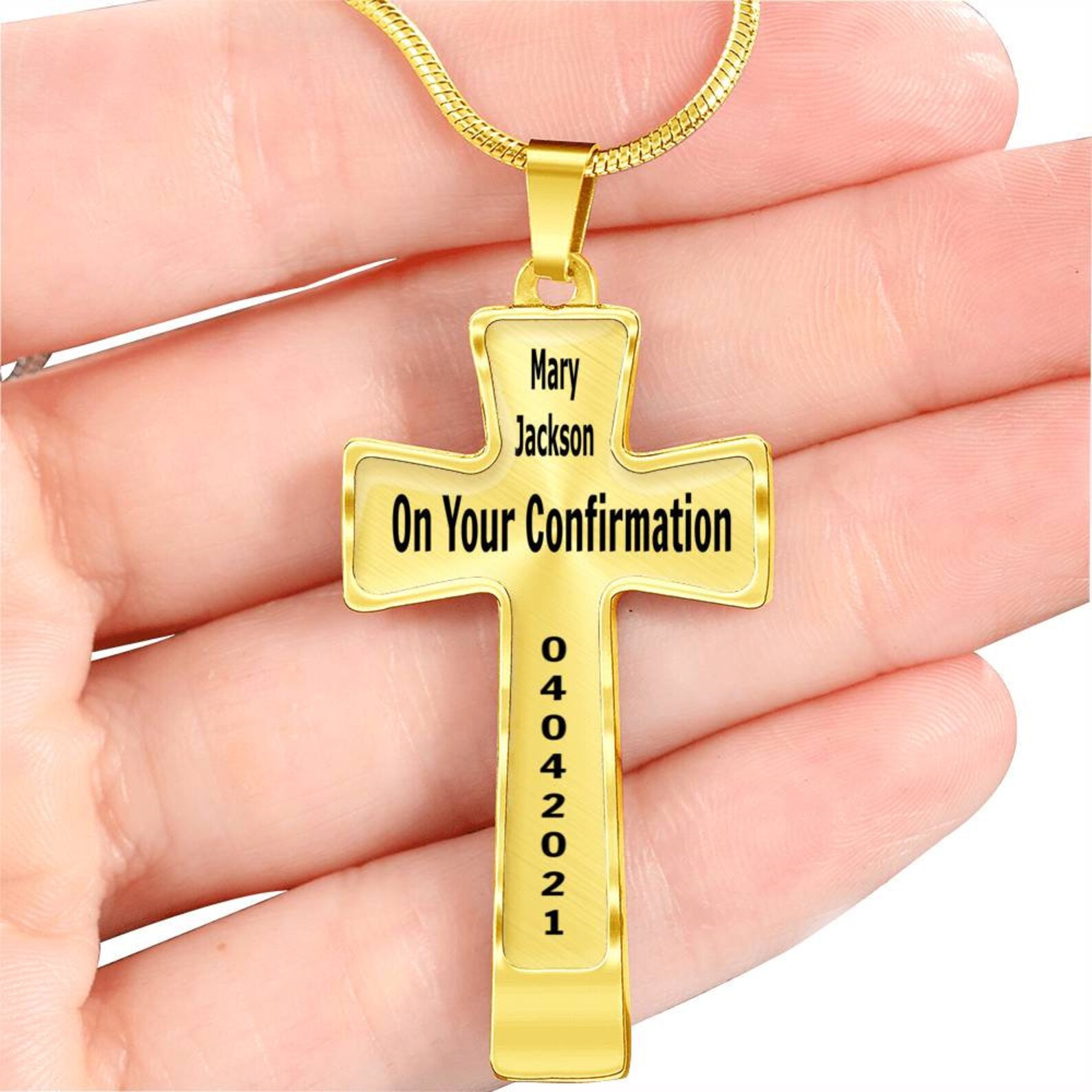 Confirmation Jewelry Cross Necklace Religious Jewelry Gift for Etsy