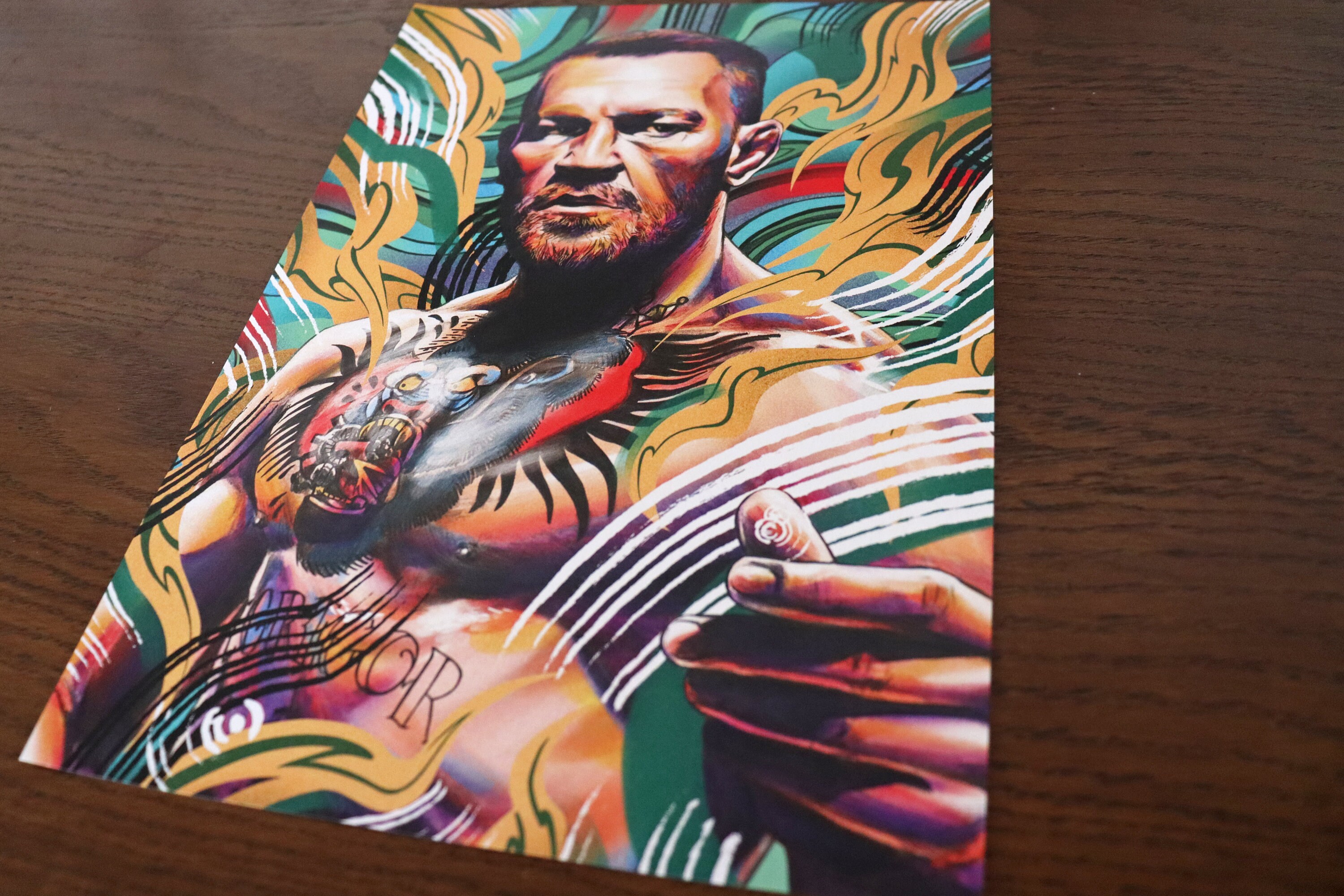 A4 'Notorious' Conor Mcgregor Print UFC Fighter | Etsy