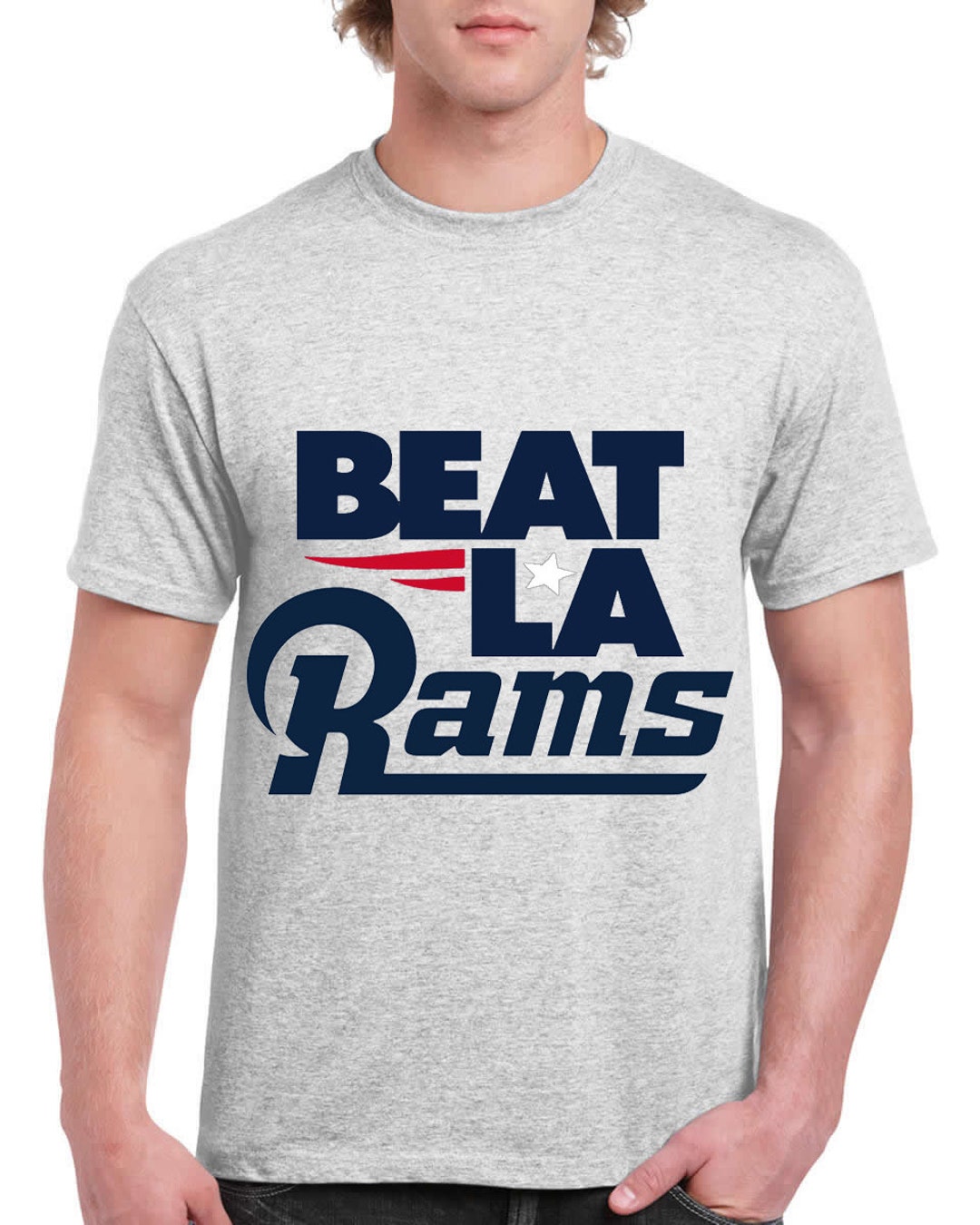 Patriots Beat L.A Rams T-shirt Free Shipping 