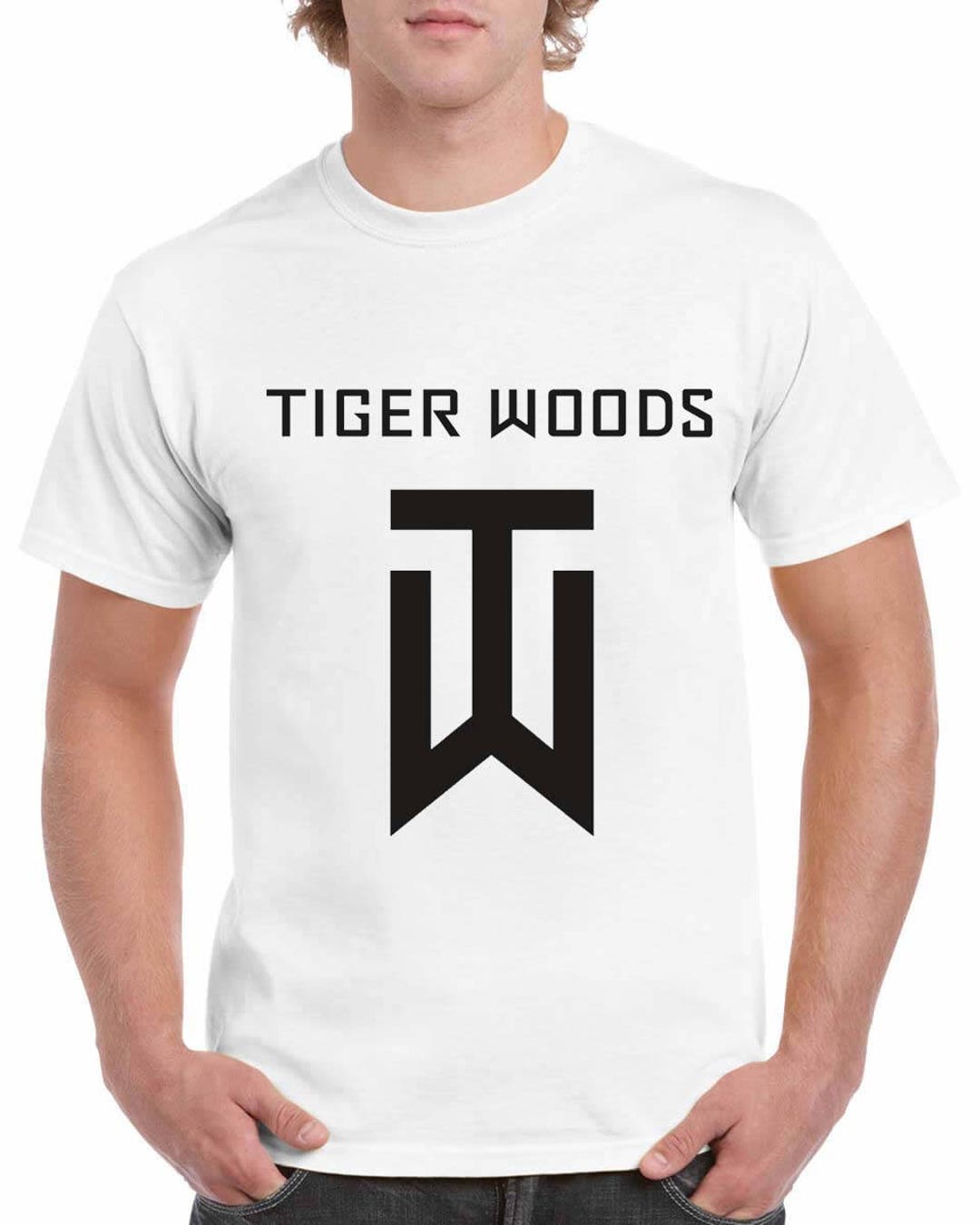logo on tiger woods shirt