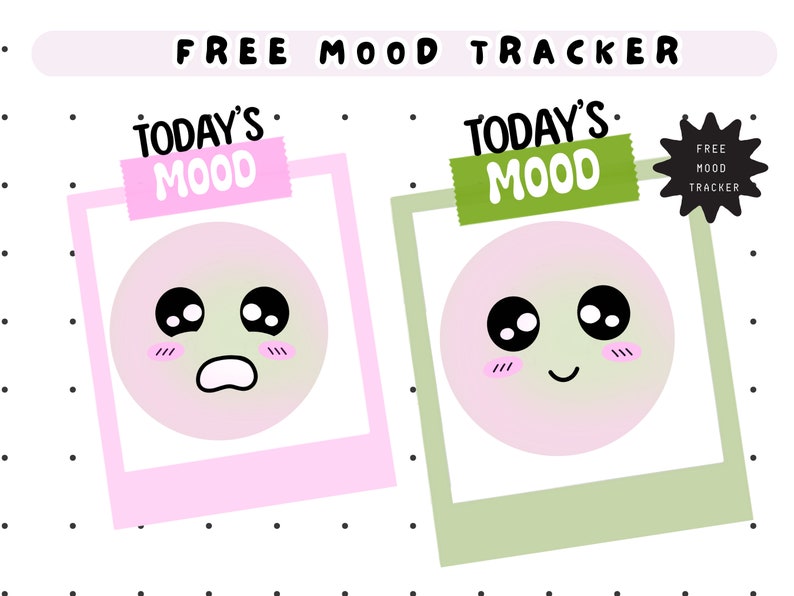 Digital Mood Tracker Stickers for Goodnotes Digital Planners - Etsy