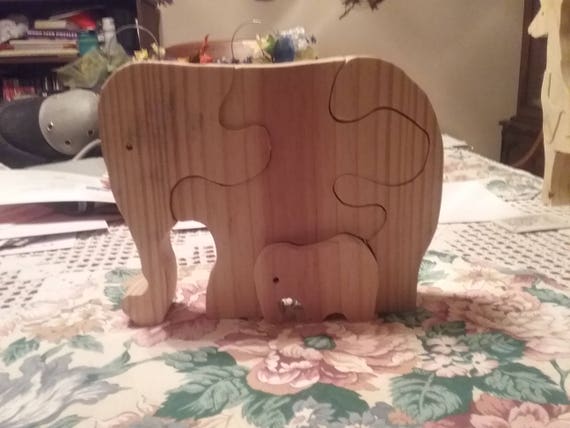 etsy wooden animals