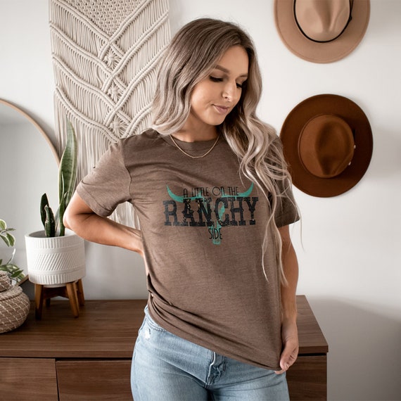 WildWestGirlz Ranchy Bullhorn Tee, Cowgirl T Shirt, Country Concert Tees,Country Girl Gift, Country Tshirt, Country Tees Women,cowgirl Style