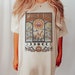 Celestial Shirt Occult Shirt Vintage Graphic Tee Hippie Clothes Retro Y2k Shirt Indie T shirt Tarot Shirt Cottagecore Shirt Butterfly Top