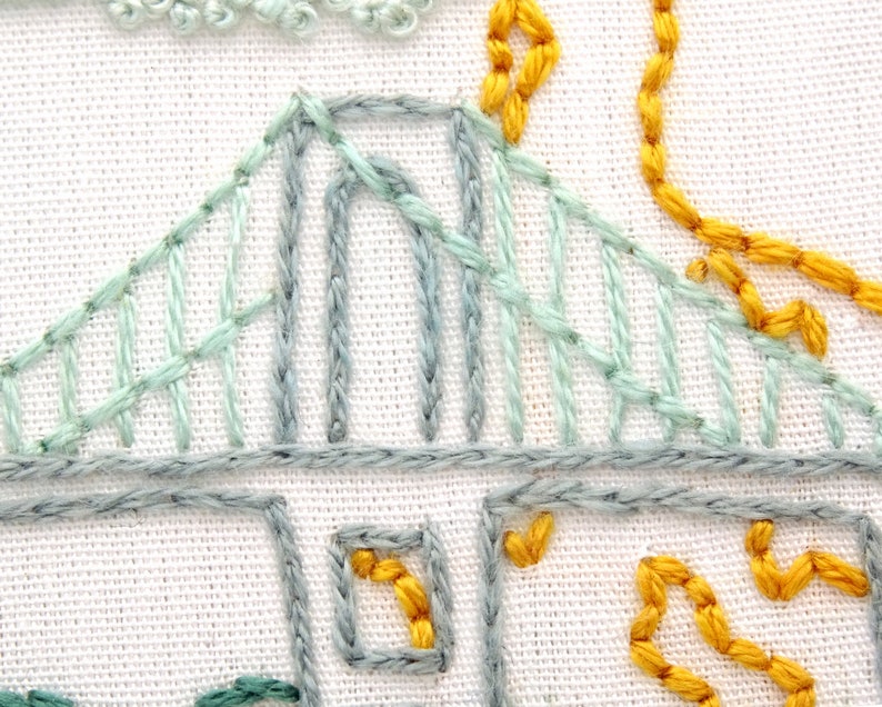 Rhode Island Hand Embroidery Pattern PDF Embroidery State Etsy