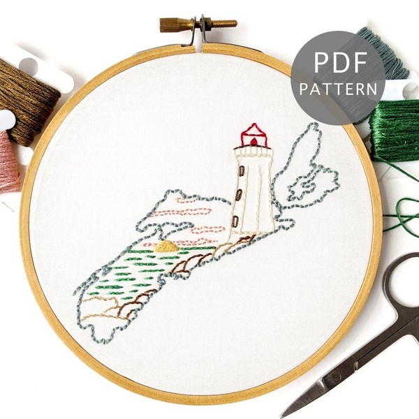 Cross Stitch Nova Scotia Pattern Etsy