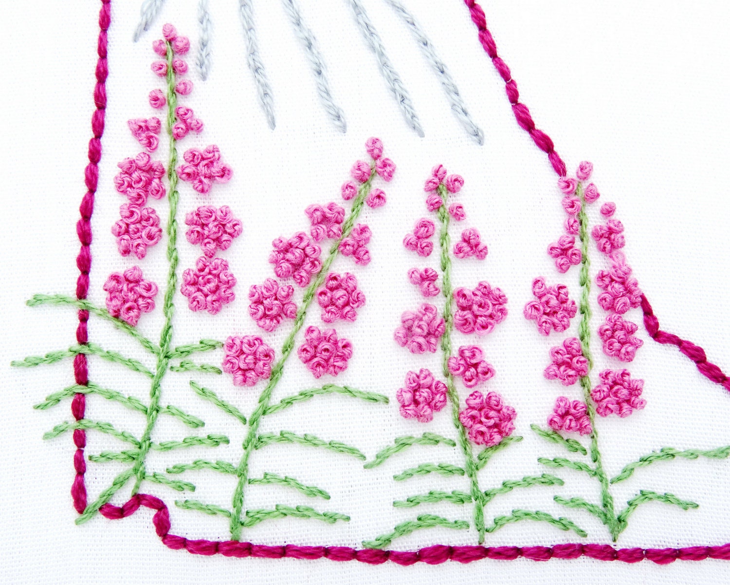 Yukon Canada Hand Embroidery Pattern Embroidery PDF Download Etsy