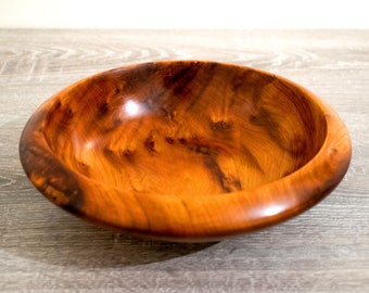 wooden salad bowl Thuya wood burl bowl serving for displaying fruit or serving salad heavy wood bowl( one of kind )