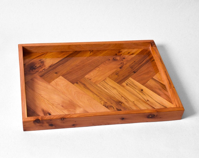 Wood Tray 16 x 11 Inch wooden Ottoman tray wood Burl Decorative tray wooden tea tray farmhouse decor wooden serving tray housewarming gift