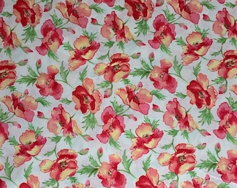 4 Yds Michael Miller Fabrics, LLC., Garden Poppies Pattern #1057