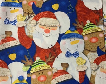 1 Piece 19" Happy Santas Brother Sister Design Studio 2008 Design # B21-MISC-P113