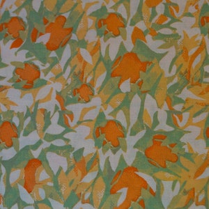 1 Yd Plus Fall Abstract Spring Industries, SPRINGS NATURALLY Village Heritage #4205 1 Yard 22 pollici Spedizione gratuita