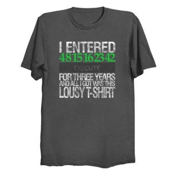 4 8 15 16 lost t shirt