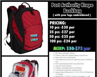 Port Authority Xcape Backpack ( with your logo stitched.)