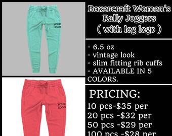Boxercraft Women's Rally Joggers ( with leg logo Embroidered )