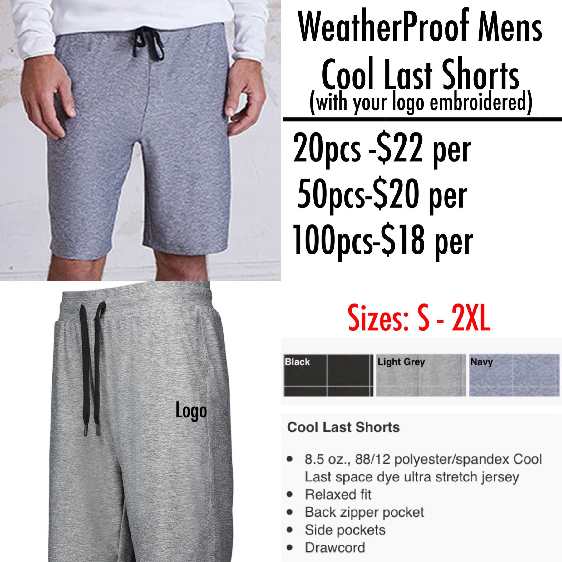 Weatherproof Mens Cool Last Shorts With 