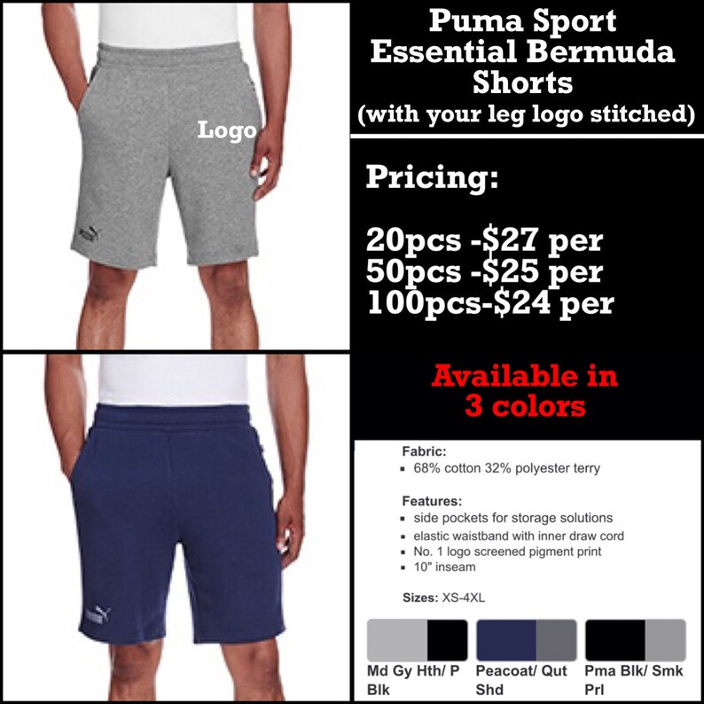archive logo men's bermuda