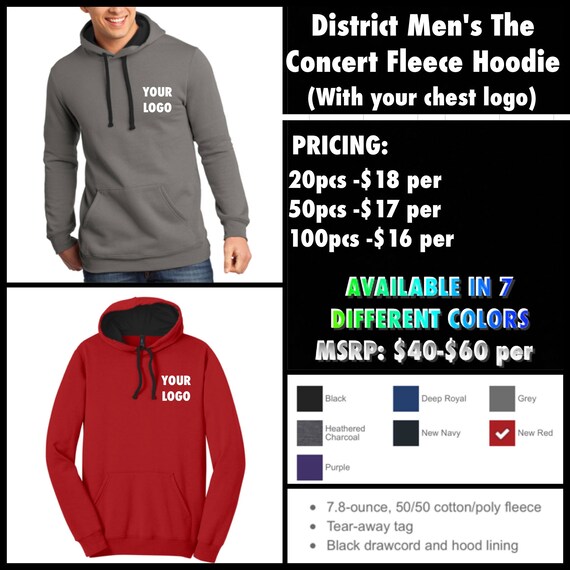 poly fleece hoodie