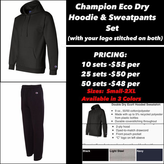 champion hoodie and sweatpants set