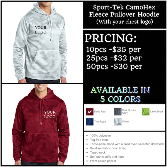 sport tek camohex hoodie