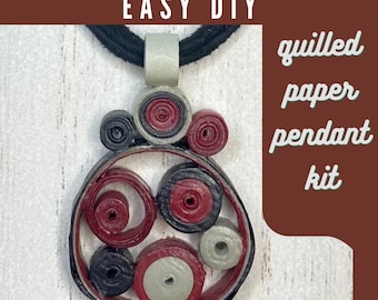 Kit colgante de papel quilled DIY