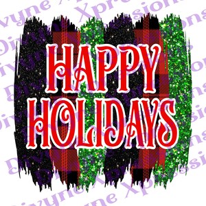 Felices fiestas con fondo PNG digital Descargar solamente