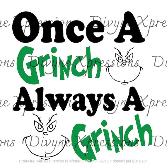 Grinch SVG PNG Digital Download Only