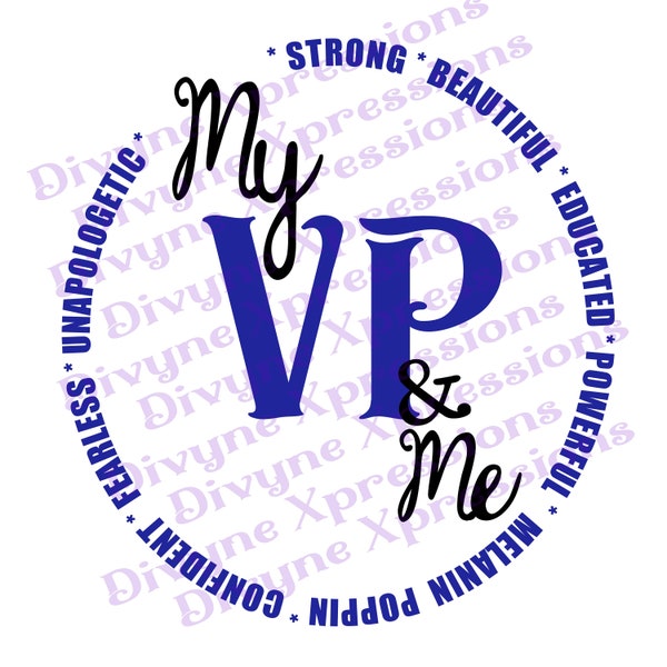 Vice President and me svg png jpeg digital download only