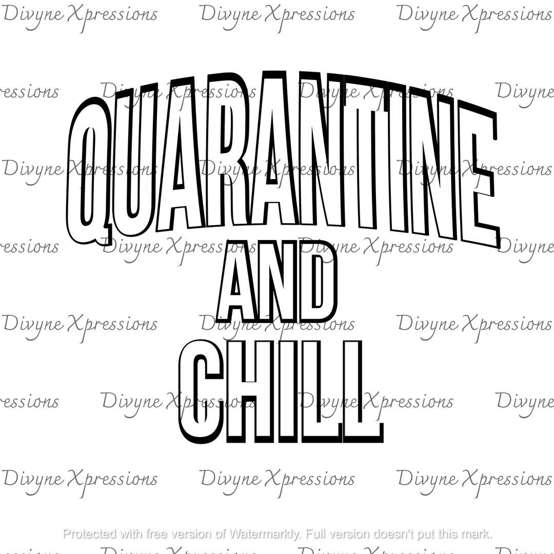 Quarantine and Chill Etsy