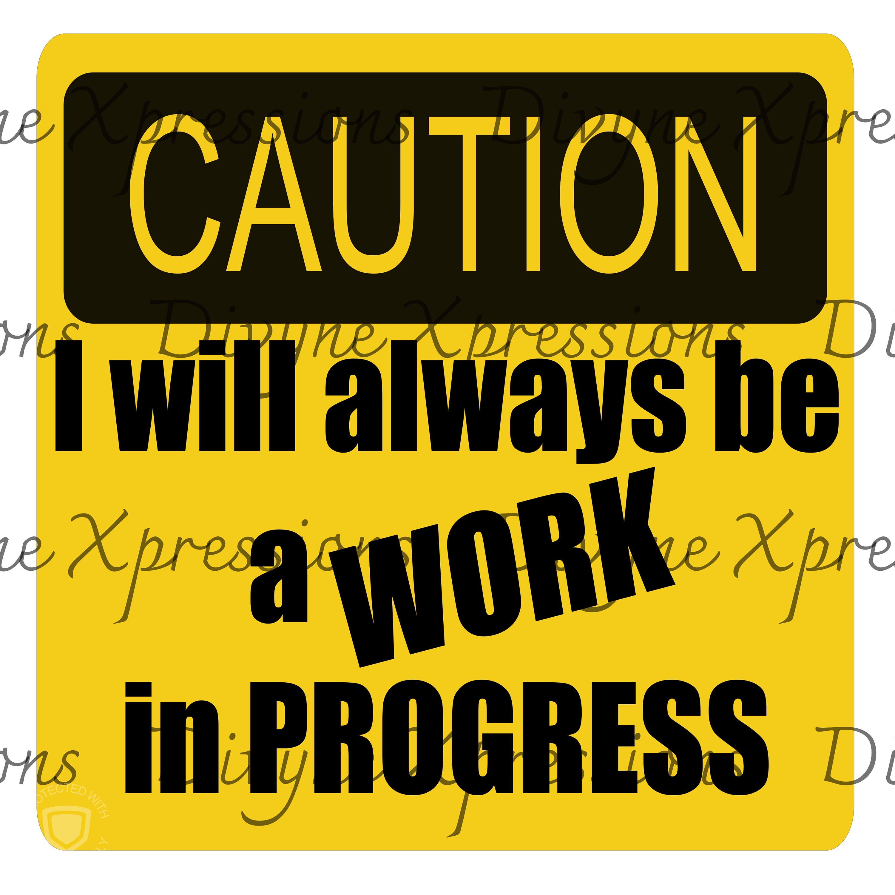 Caution Work in Progress Svg Png Jpeg Digital Download Only | Etsy
