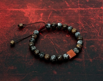 Pulsera de piedra natural Red Square de Silent Hill 2 Save Point