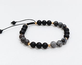 Pulsera ajustable de piedra natural inspirada en Clair Obscur Expedition 33 The Curator