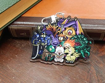 Llavero de la mascota del Club de Literatura de Final Fantasy, Choco Moogle Kyactus