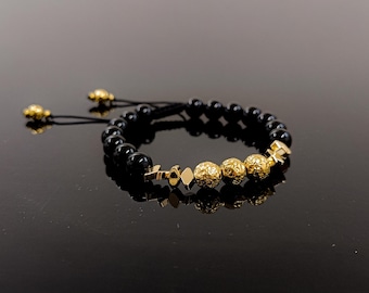 Pulsera ajustable de piedra natural inspirada en el quiralio BT de Death Stranding 2