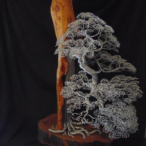 Wire Tree, Bonsai, Wireart, Silver, Decoration,