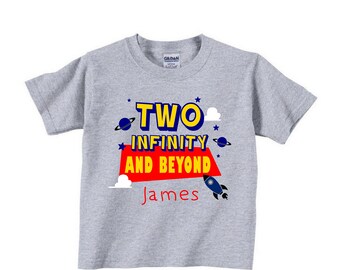 Two Infinity And Beyond Birthday Shirt Off 78 Free Shipping