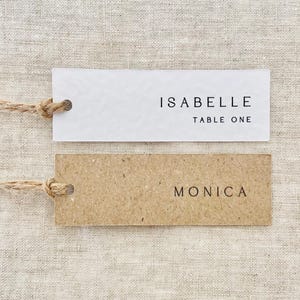 Etichette segnaposto — Etichette segnaposto per tavoli da matrimonio — Etichette con nome — Etichette con nome personalizzate