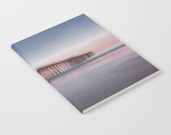 Pier notebook, Beach Pier Notebook, ocean pier journal, bullet journal, pocket journal, beach notebook, ocean journal