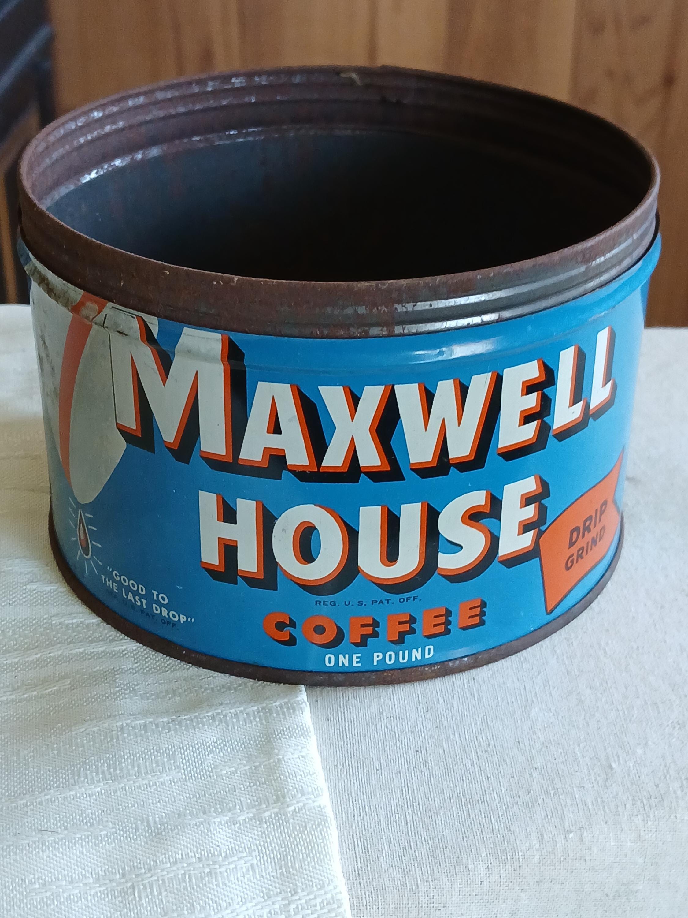 ビンテージ缶＊MAXWELL HOUSE Coffee Vintage MAXWELL HOUSE COFFEE TIN. Country Store Advertising | eBay