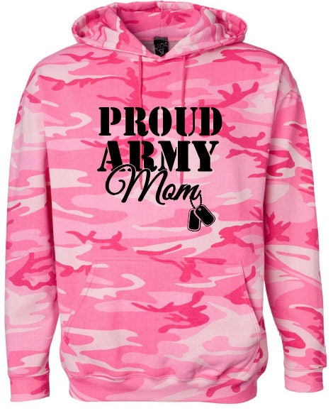 Pink army hoodie hotsell