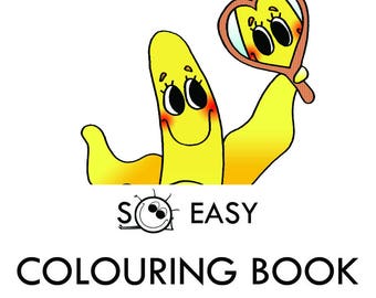SoEasy Coloring Book / Coloring Pages / Learning / Homeschool / Digital Download / PDF / Teaching Tool / Primary / Word Cards / Fruits /