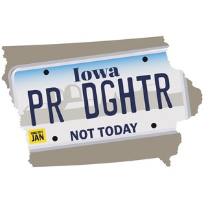 Grateful Sweats Sticker IA BMFS inspired License Plate Indoor/Outdoor Vinyl Decal 3&quot;