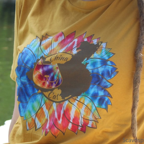 Your Inner Tie Dye by Grateful Sweats Shirt China Cat Sunflower Dead lot t Subtle Dead t-shirt - cool tour shirt from my Grateful shop