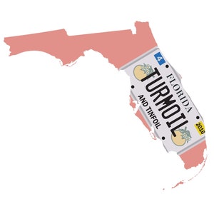Grateful Sweats Sticker FL BMFS inspired License Plate Indoor/Outdoor Vinyl Decal 3&quot;