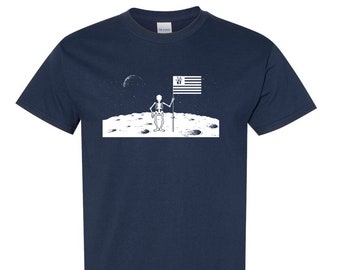Camiseta deportiva Grateful LIQUIDACIÓN Azul marino Unisex Standing on the Moon Dead lot t Camiseta Subtle Dead genial camiseta de gira de mi tienda Grateful