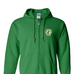 CHOOSE YOUR COLOR Grateful Sweats Shirt Dead Zip-up Hoodie Unisex Terrapin Embroidered Logo Subtle Dead embroidered patch zip up hoodie